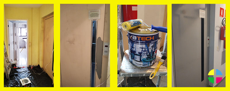 Pintura Porta de Elevador